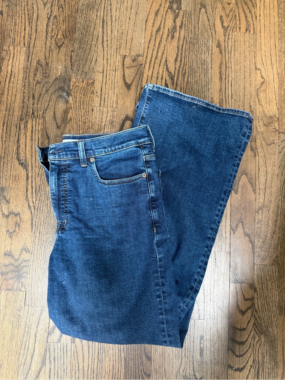 Madewell Dark Blue Flare Jeans